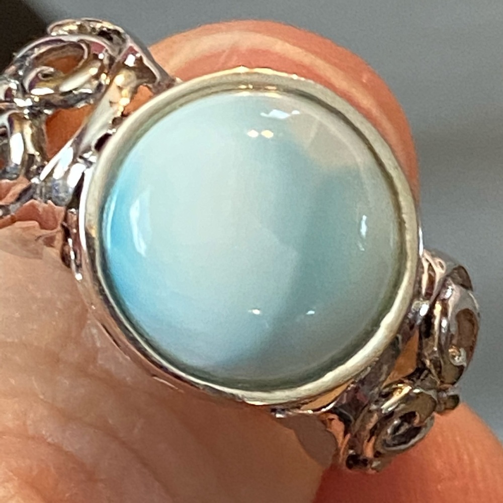 NWOT LARIMAR STERLING RING - Picture 13 of 13